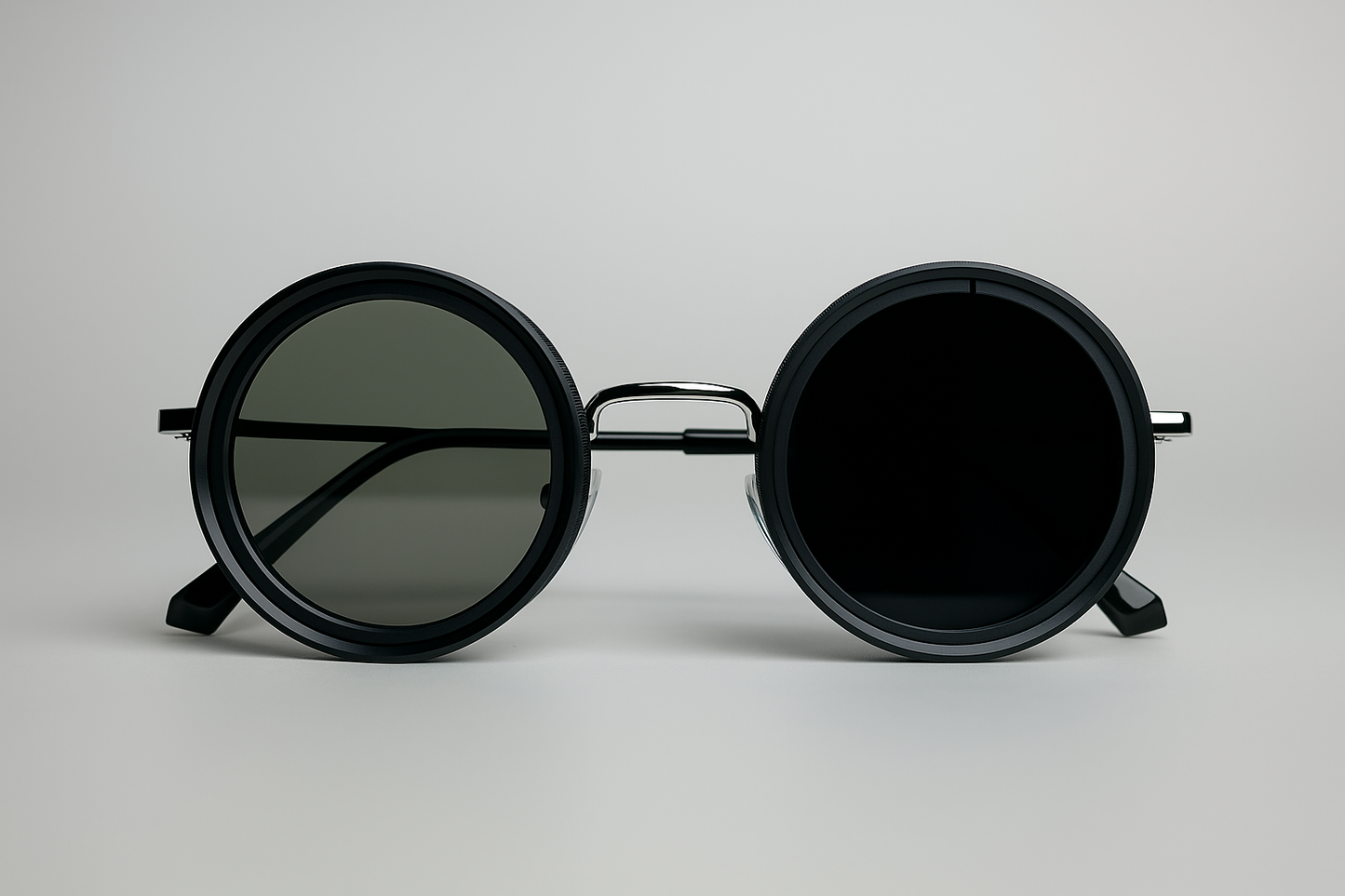Adjustable shade sunglasses provide polarized glasses for outdoor