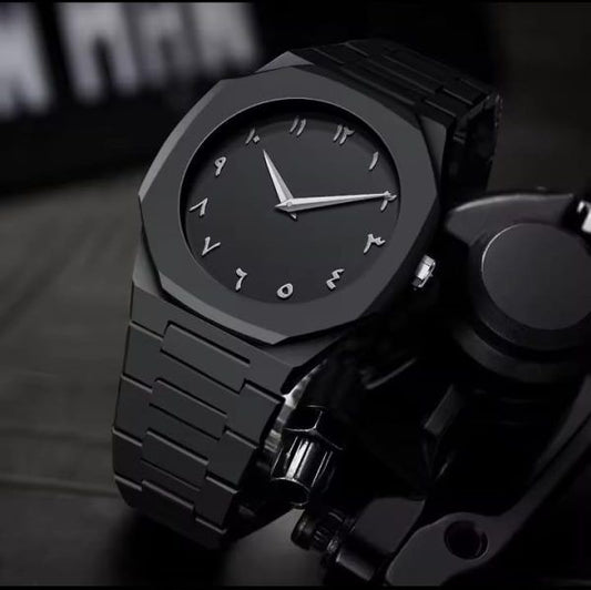 Aura Quartz Watch Black Lightweight
